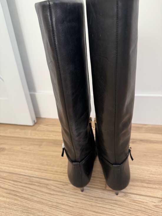 Madewell Eliza Tall Buckle Boots NWOB 7.5 black - Picture 10 of 11